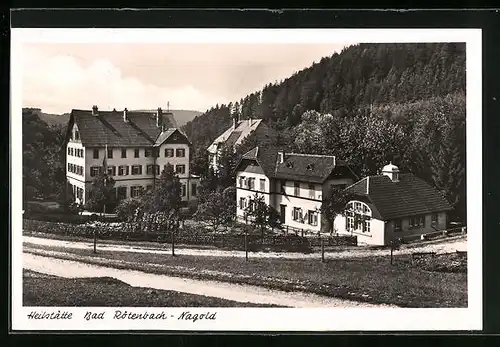 AK Bad Rötenbach / Nagold, Blick auf die Heilstätte