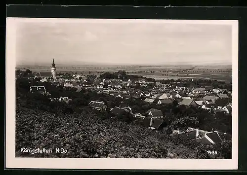 AK Königstetten, Panoramablick vom Berg