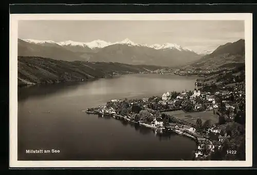 AK Millstatt am See, Gesamtansicht, Luftbild