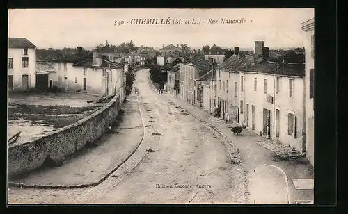 AK Chemillé, Rue Nationale, Strassenpartie