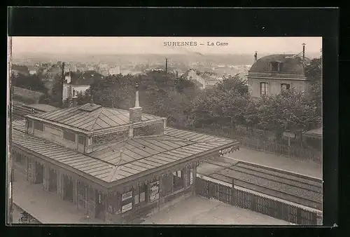 AK Suresnes, La Gare, Bahnhof