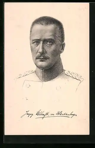 AK Herzog Albrecht von Württemberg in Uniform