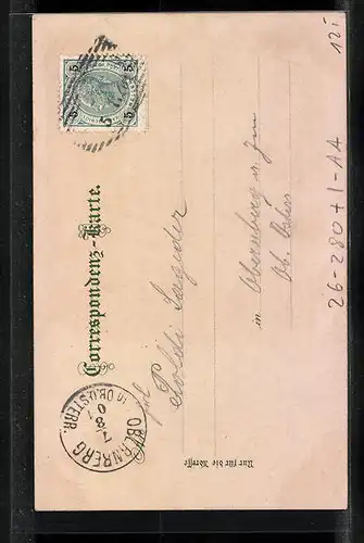 Künstler-AK F.A.C.M. Reisch: Sterzing, Strassenpartie mit Tor