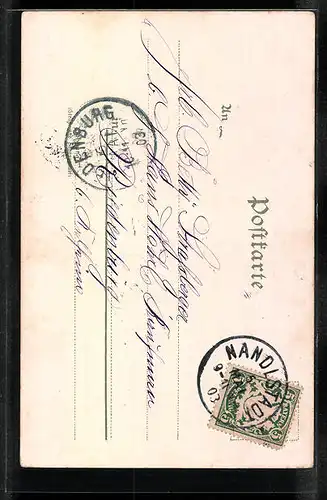 AK Nachdenkliche junge Dame im Porträt, Jugendstil