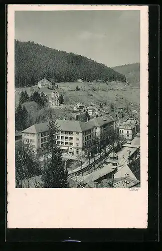 AK Wildbad, Hotel Quellenhof, Panoramahotel, Bergbahngelände