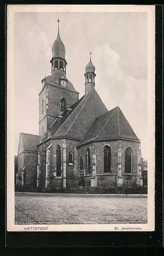 AK Hettstedt, Ansicht der St. Jacobikirche
