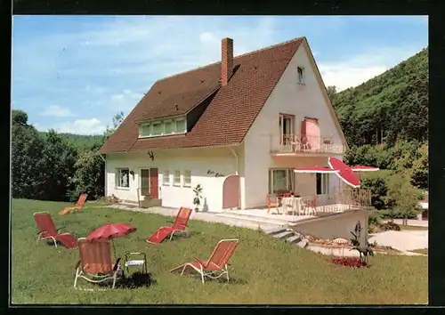 AK Badenweiler, Gästehaus Heiten am Wald mit Garten