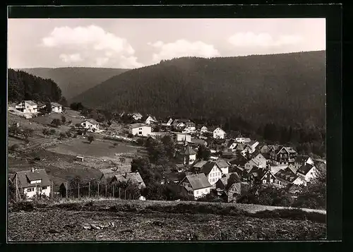AK Sprollenhaus b. Wildbad, Blick über den Ort