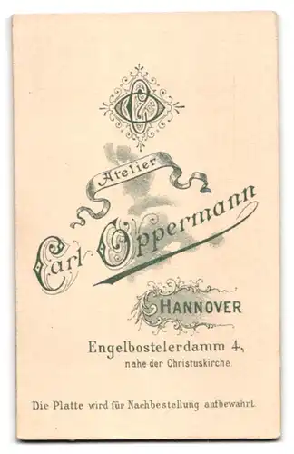 Fotografie Carl Oppermann, Hannover, Engelbostelerdamm 4, Portrait eines Paares