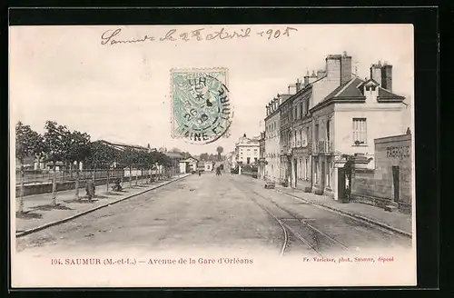 AK Saumur, Avenue de la Gare d`Orleans