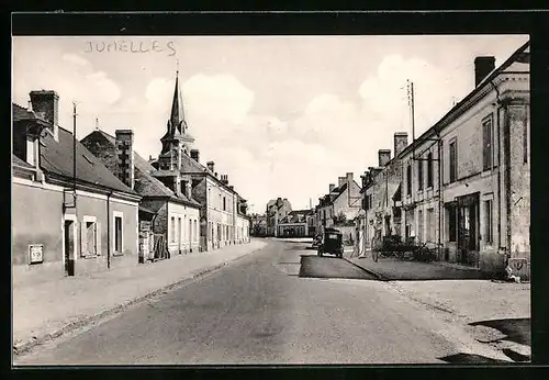 AK Jumelles, Arrivée de Longué