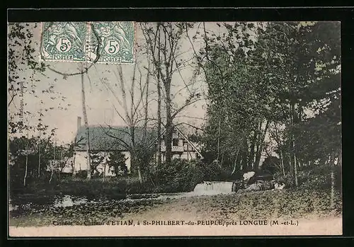 AK St-Philbert-du-Peuple, Cascade du Chateau d`Etian, pres Longue