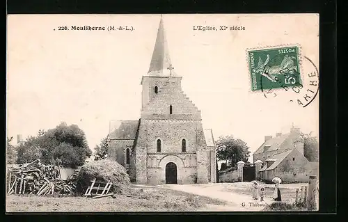 AK Mouliherne, L`Eglise, XIe siecle