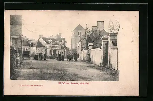 AK Broc, Arrivée, cote Est