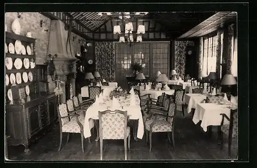 AK Barbizon, Hotel des Charmettes - Table de S. A. R. La Princesse Elisabeth