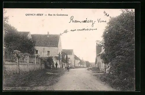 AK Quincy-Ségy, Rue de Coulommes