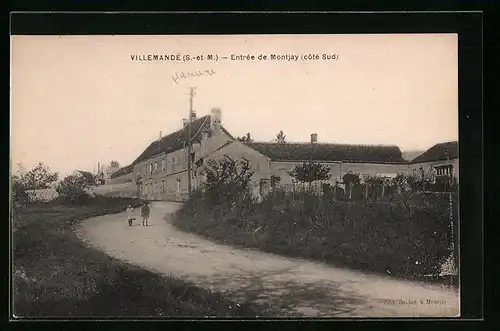 AK Villemandé, Entree de Montjay (cote Sud)