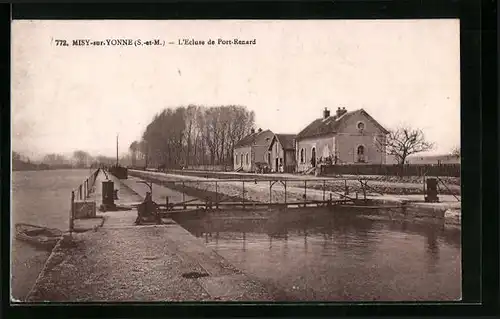 AK Misy-sur-Yonne, L`Ecluse de Port-Renard