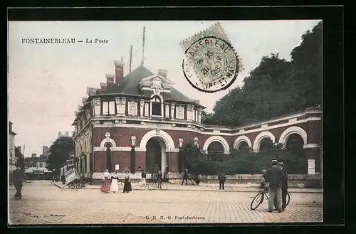 AK Fontainebleau, La Poste