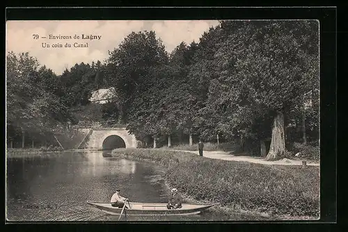 AK Lagny, Un coin du Canal