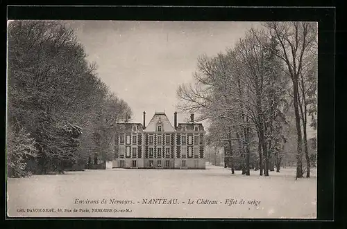 AK Nanteau, Le Château, Effet de neige