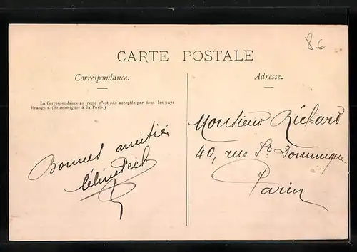 AK Pomponne, Vue de Marne