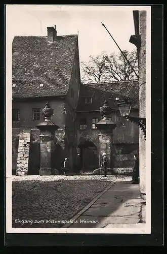 AK Weimar, Eingang zum Wittumspalais