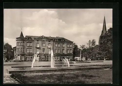 AK Bitterfeld, Am HO-Hotel Central