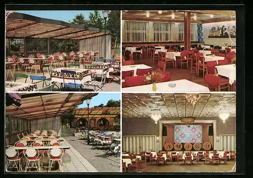 AK Jeggeleben /Kr. Kalbe /Milde, Ausfluzgsgaststätte Feine Sache - Terrasse, Speiseraum