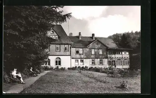 AK Thalbürgel b. Eisenberg, Feierabendheim des Kreises Eisenberg