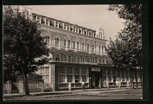 AK Ahlbeck, Ansicht vom Ostsee-Hotel