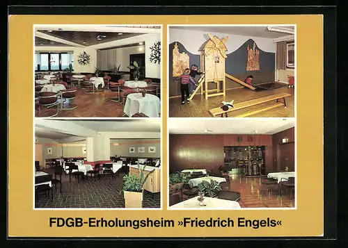 AK Templin /U. M., FDGB-Erholungsheim Friedrich Engels