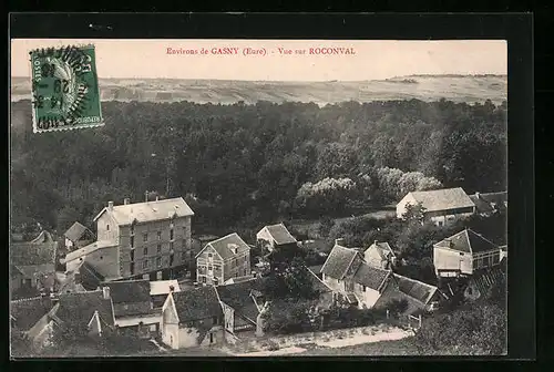 AK Roconval, Teilansicht der Ortschaft