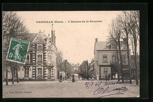 AK Damville, L`Avenue de la Garenne
