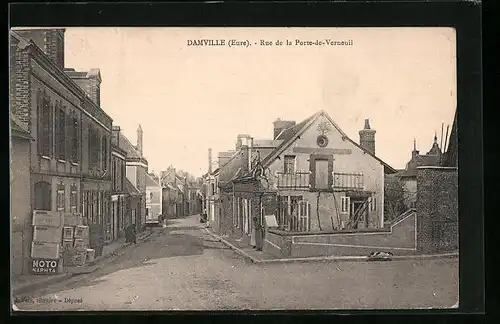 AK Damville, Rue de la Porte-de-Verneuil