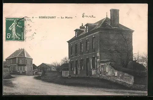 AK Sebécourt, La Mairie