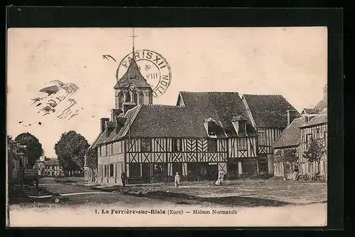 AK La Ferrière-sur-Risle, Maison Normande