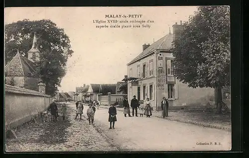 AK Malay-le-Petit, L`Eglise XVIII siecle