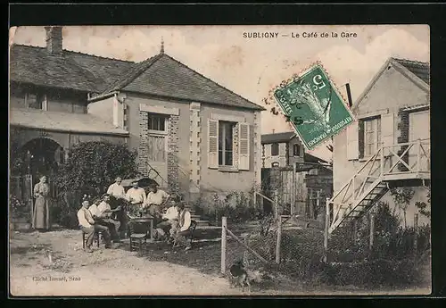 AK Subligny, Le Cafe de la Gare