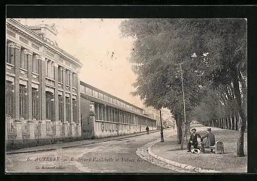 AK Auxerre, Boulevard Vaulabelle et Usines Guilliel