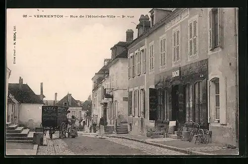 AK Vermenton, Rue de l`Hotel-de-Ville
