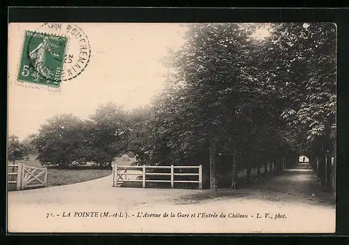 AK La Pointe, L'Avenue de la Gare et l'Entree du Chateau