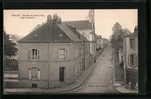 AK Cholet- Entree de l'Hotel-Dieu, Rue Tournerit