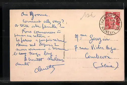 AK Champtoceaux, Sur la Loire, restes d'un moulin feodal du XVe siecle