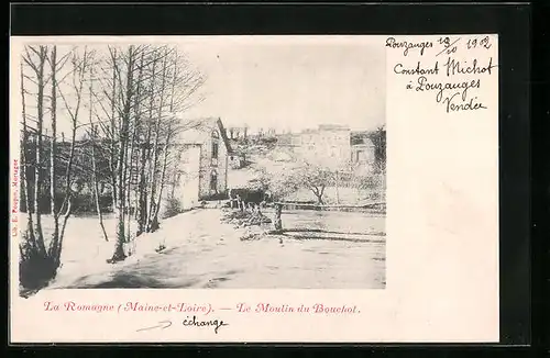 AK La Romagne, Le Moulin du Bouchot