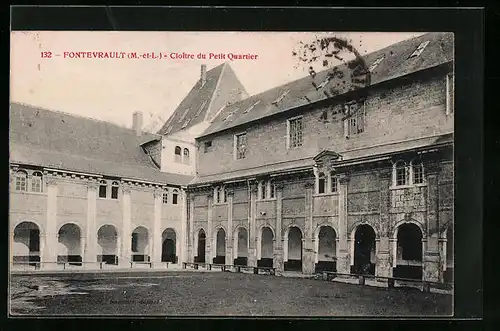 AK Fontevrault, Cloitre du Petit Quartier