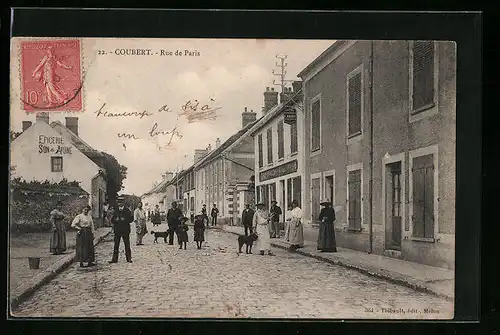 AK Coubert, Rue de Paris