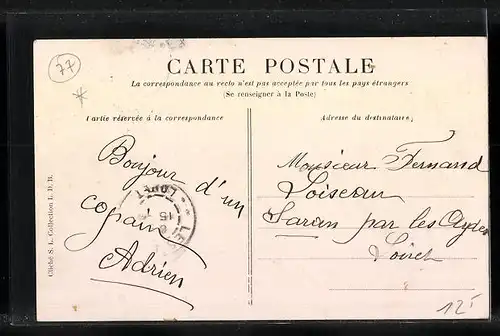 AK Bombons, Rue du Chateau et route de Bréau