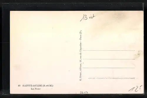 AK Sainte-Aulde, La Place