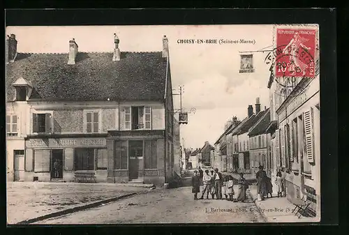 AK Choisy-en-Brie, La Rue